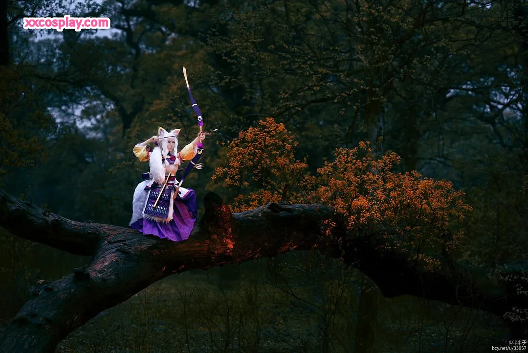 Banbanzi as Izuna - Onmyoji White Wolf Cosplay